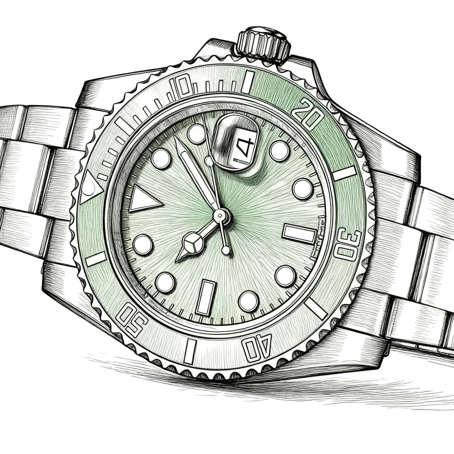 Hand-rubbed Crowd-pleaser Watch